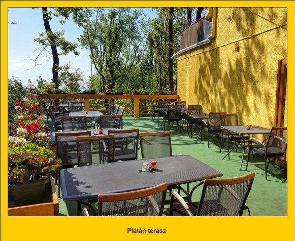 Hotel Platan Panzio Dobogoko Exteriér fotografie